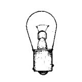 Product image for MINIATURE LAMP ANSI:1680 S-8 6V 4.1A 24.6W BA15s CLEAR STD