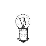 Product image for MINIATURE LAMP ANSI:455 G-4.5 6.5V 0.5A 3.25W BA9s CLEAR STD