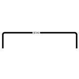 Product image for WRAP LENS K12 PRISMATIC CLEAR 0.110in ACRYLIC 47-3/4in x 7-3/8in x 1-5/8 in SF242 STD