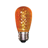 Product image for LED Decorative Lamp S14 E26 Base 0.96W 100-130V Amber STANDARD