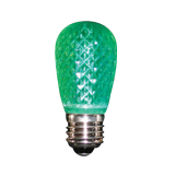 Product image for LED Decorative Lamp S14 E26 Base 0.96W 100-130V Green STANDARD