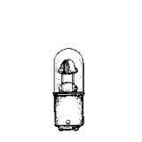 Product image for MINIATURE LAMP ANSI:B9A T-4.5 125V 2A BA15d STD