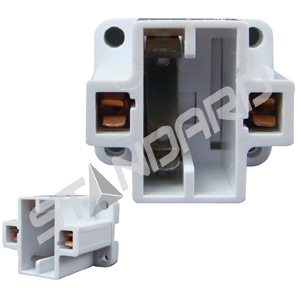 Product image for CFL SOCKET GX23/GX23-2 BASE 13W VERTICAL MOUNT 4 HOLE 75W 600V STD