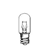 Product image for MINIATURE LAMP ANSI:1796 T-3 30V 0.17A 5.1W MINIATURE SCREW E10 CLEAR ST D