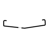 Product image for WRAP LENS K12 PRISMATIC CLEAR 0.110in ACRYLIC 47-1/4in x 15-13/16in x 2- 1/4in SE114 STD
