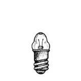 Product image for MINIATURE LAMP ANSI:246 TL-3 3.8V 0.22A 0.84W MINIATURE SCREW E10 CLEAR STD