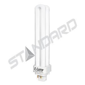 Product image for COMPACT FLUORESCENT PLUG-IN LAMPS / DOUBLE TWIN TUBE / G24Q-3 / 26W / 3000K