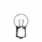 Product image for MINIATURE LAMP ANSI:67 G-6 13.5V 0.59A 7.97W BA15s CLEAR STD