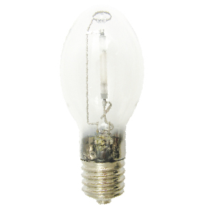 Product image for HID HIGH PRESSURE SODIUM REGULAR 50W ED23.5 E39 1900K S68 CLEAR EYE SUNL UX