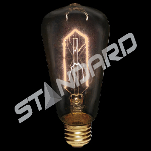 Product image for INCANDESCENT VICTORIAN STYLE SINGLE LOOP 40W S60 E26 120V CLEAR STD