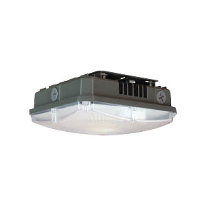 Product image for Square LED Canopy 40W 5878LM 120-347V 4000K BRONZE