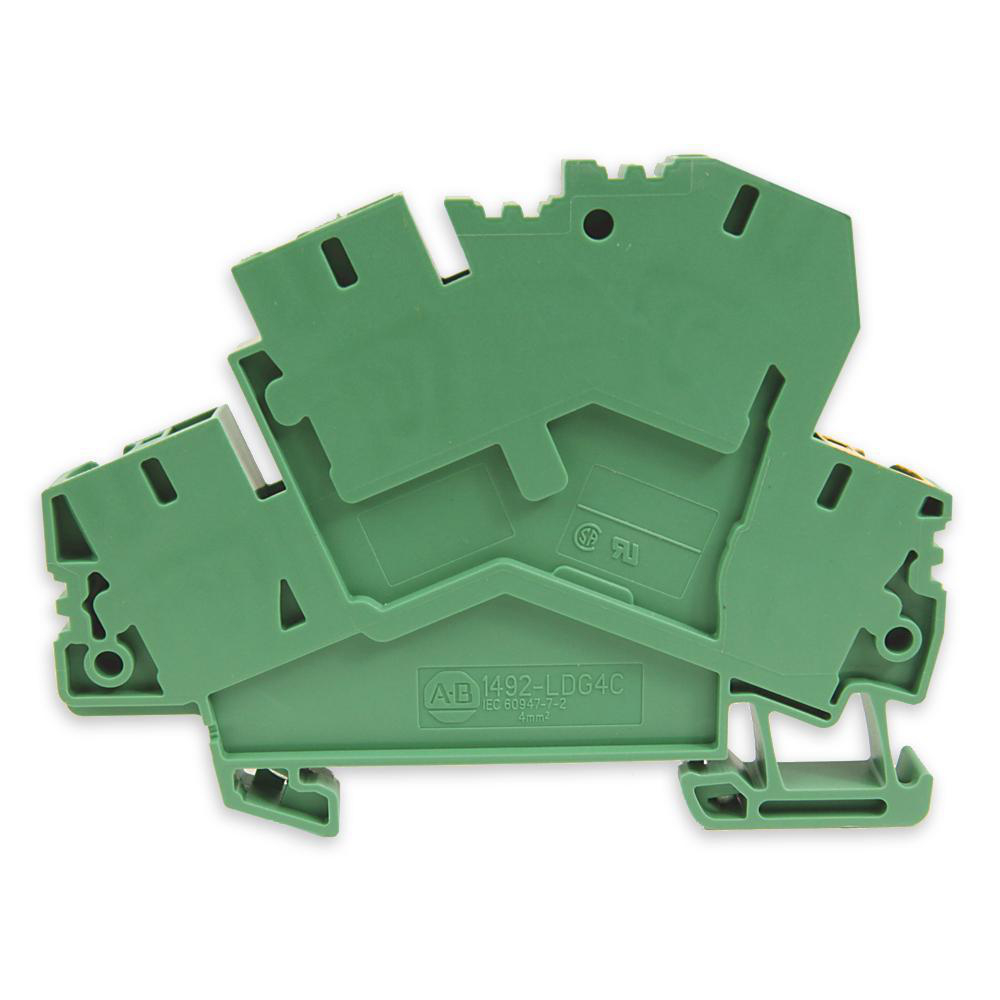 Product image for Grounding terminal block one circuit grn/yel