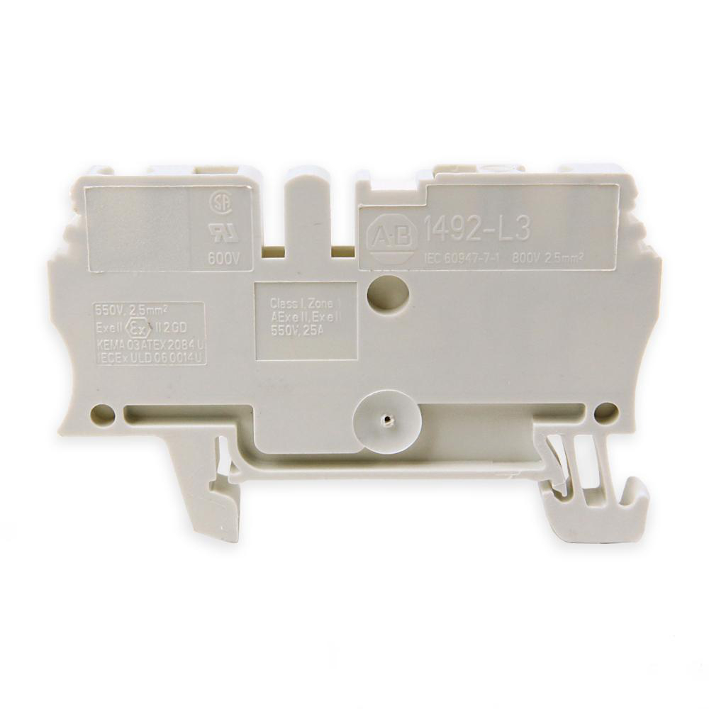 Product image for IEC Term Blck 5.1x59.5x31.3mm Spr Clp