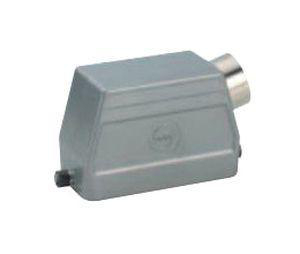 Product image for Hood rectangular power side entry thermoplastic HBE 16