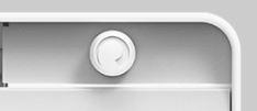 Product image for THERMOSTAT TAMPER-PROOF WHITE 2P BUILT-IN (120-600