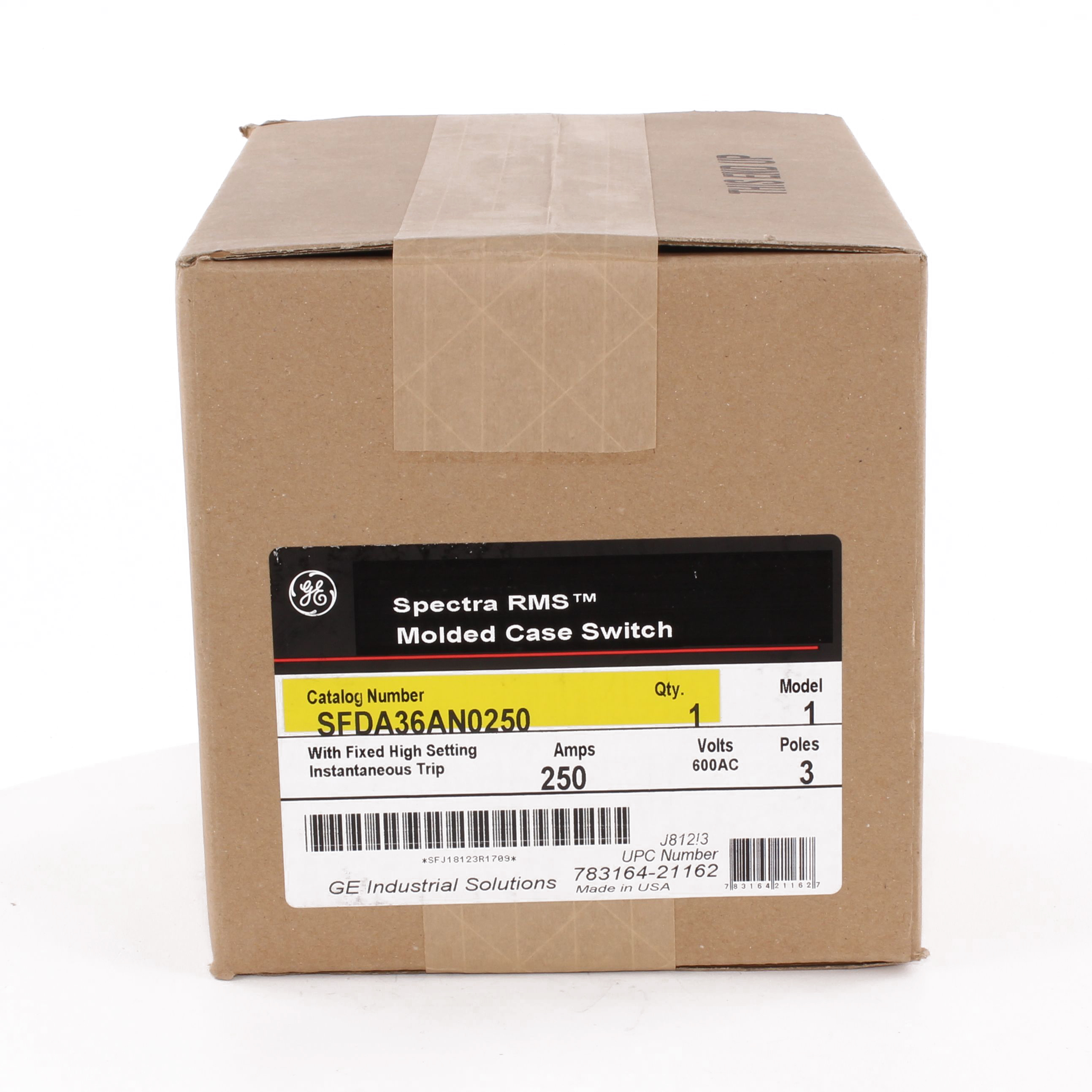Product image for SF 3P 600V 250A MCSWITCH