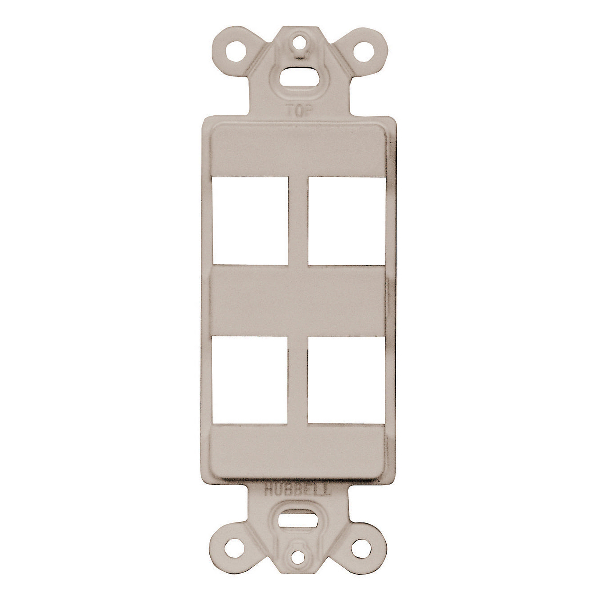 Product image for Frame STYLE LINE unloaded 4-port almond