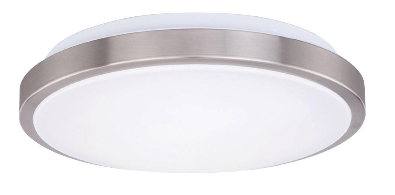 Product image for 11 IN LED CEILING LUMINAIRE SINGLE RING 16 W 120 V 4 000 K BRUSHED NICKE L 1 200 LM ROUND