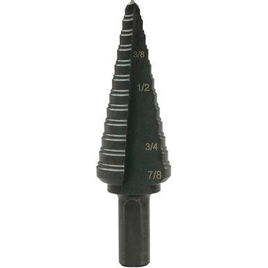 Product image for GREENLEE GSB04-B STEP BIT #4 7/8" QTY OF 25