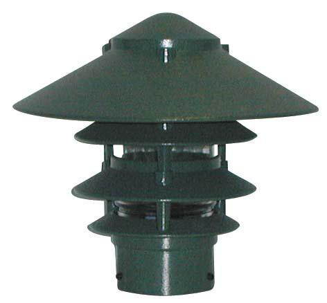 Product image for Grid 4 tiers with a clear glass globe black