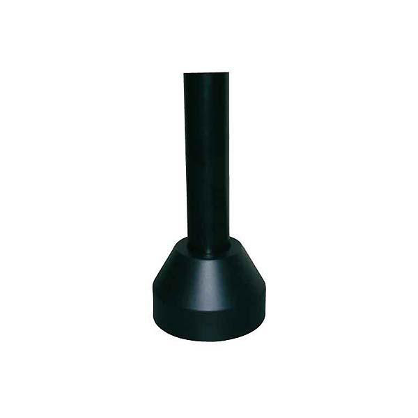 Product image for Pole in aluminium 3in round 8in height with base