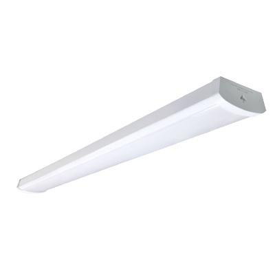 Product image for Linear Indoor Surface Mount Wrap SMW4-LED48: 48W 120-277V 4000K White Finish Frosted Glass Lens 4 Foot