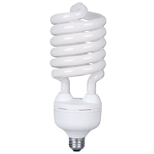 Product image for CFL HIGH WATTAGE SPIRAL 85W 120V 2700K 5400LM 120V E26 STD