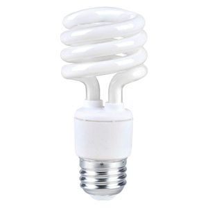 Product image for Lamp T2 spiral E26 3000K 120V 13W white