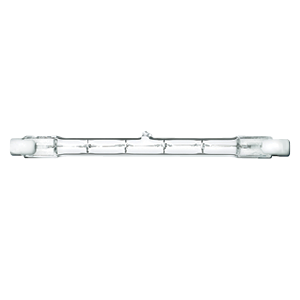 Product image for HALOGEN DOUBLE-ENDED J T3 300W 220V R7s CLEAR 119mm STD