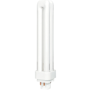 Product image for CFL PLUG-IN DOUBLE TWIN TUBE 4-PIN G24q-3 26W 2700K 1600LM STD