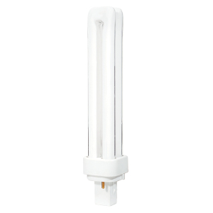 Product image for CFL PLUG-IN DOUBLE TWIN TUBE 2-PIN G24d-3 26W 3500K 1600LM STD