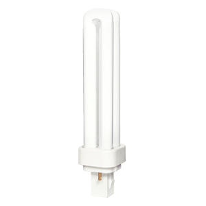 Product image for CFL PLUG-IN DOUBLE TWIN TUBE 2-PIN G24d-2 18W 4100K 1200LM STD