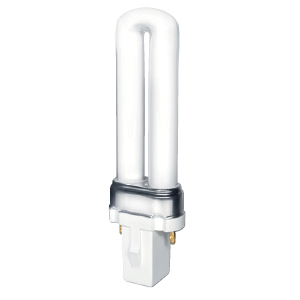Product image for CFL PLUG-IN TWIN TUBE 2-PIN G23 5W 2700K 240LM STD
