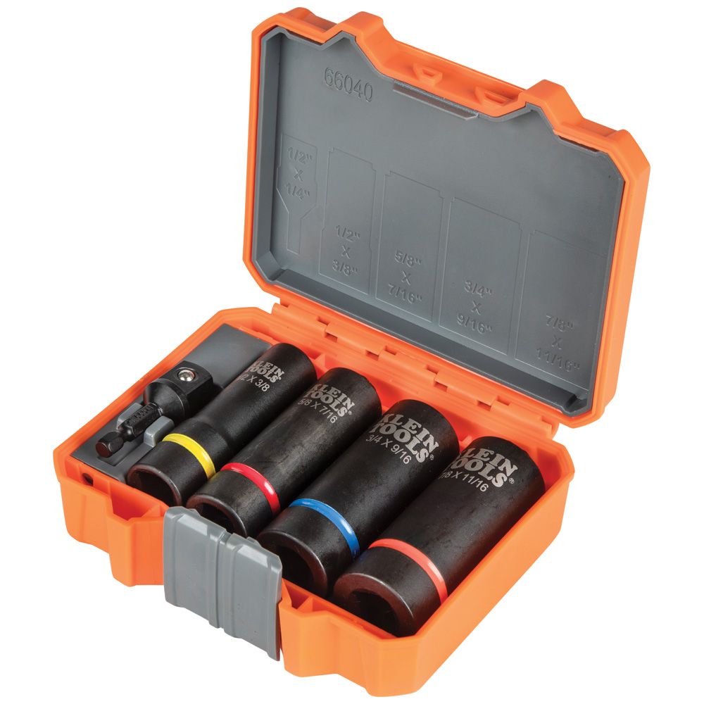 Product image for 2-in-1 Impact Socket Set, 5-Piece