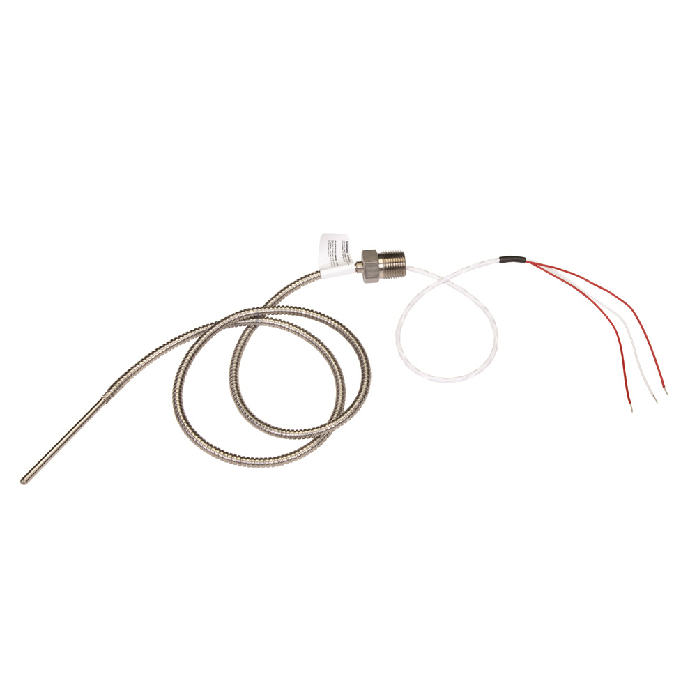 Product image for RAYCHEM_HEATING RTD10CS SHEATH 100OHM 10' PLATINUM RTD S/S CORRUGATED