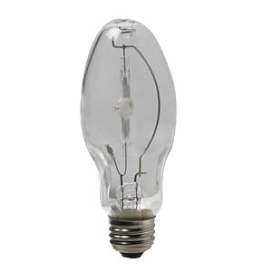 Product image for HID METAL HALIDE PULSE START 50W ED17 E26 4000K M110/E CLEAR STD