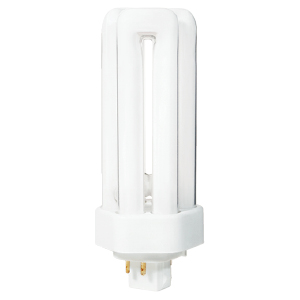 Product image for CFL PLUG-IN TRIPLE TWIN TUBE 4-PIN GX24q-3 26W 3500K 1650LM STD