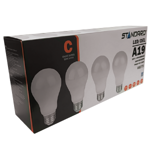 Product image for LED A19 S3 9.5W 27K ND 4P CHOICE STD
