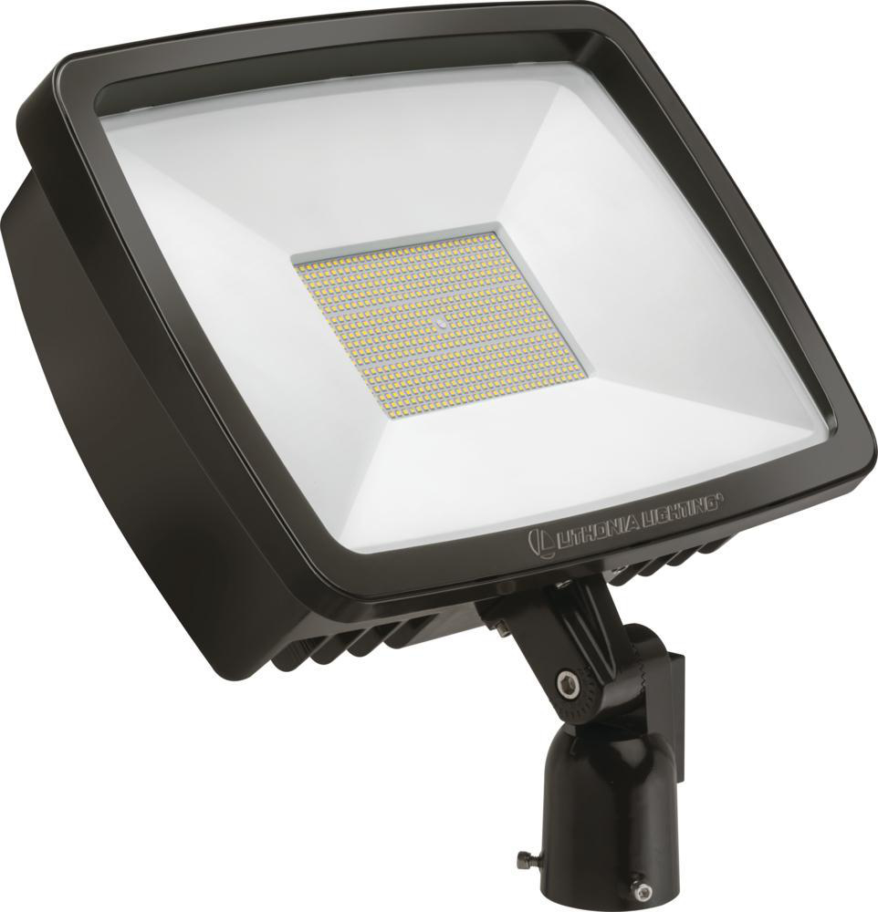 Product image for LITHONIA TFX4 LED 40K MVOLT YK DDBXD FIXTURE 120V-277V 4000K YOKE MOUNT DARK BRONZE