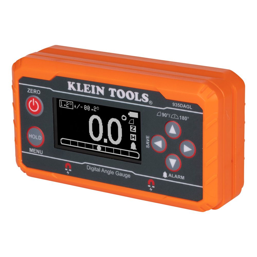 Product image for KLEIN 935DAGL TOOL DIGITAL LEVEL PROGRAMMABLE ANGLES
