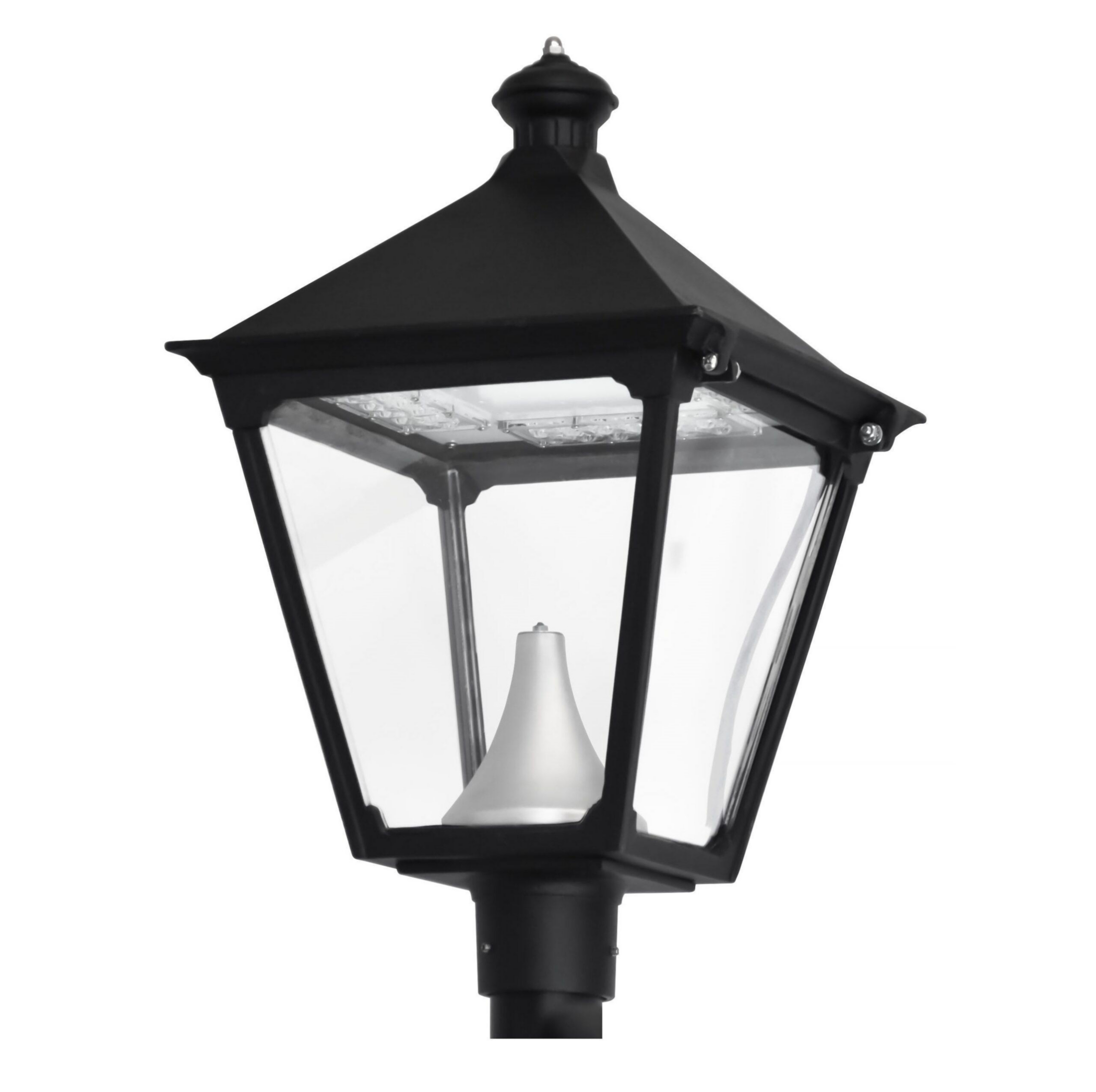 Product image for Area Light LED CCM-LED80: 80W 120-277V 4000K Type V Distribution Sand Textured Black Finish 0-10V Dimming