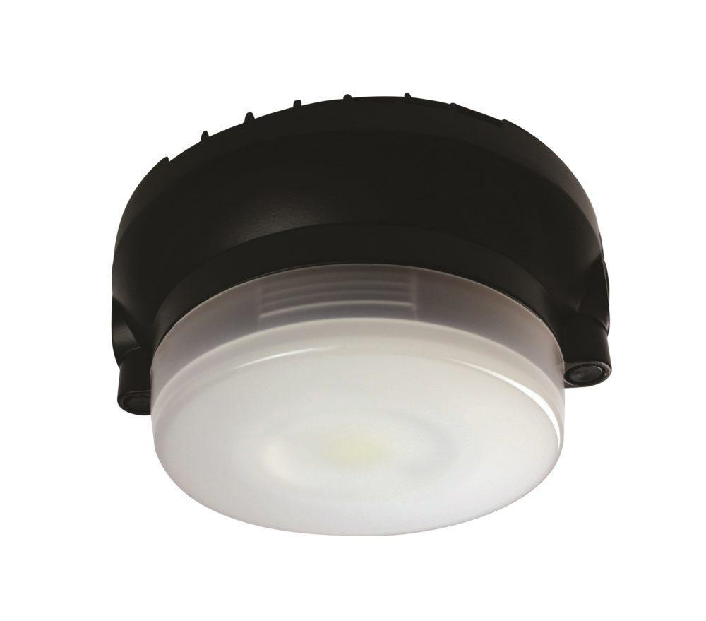 Product image for Canopy LED CLB-LED14: 14W 120-277V 5000K Bronze Finish Frosted Glass Lens