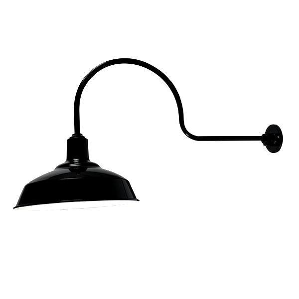 Product image for Sign Light LED LG4016-LED14: 14W 120-277V 5000K Bronze Finish Hook Arm