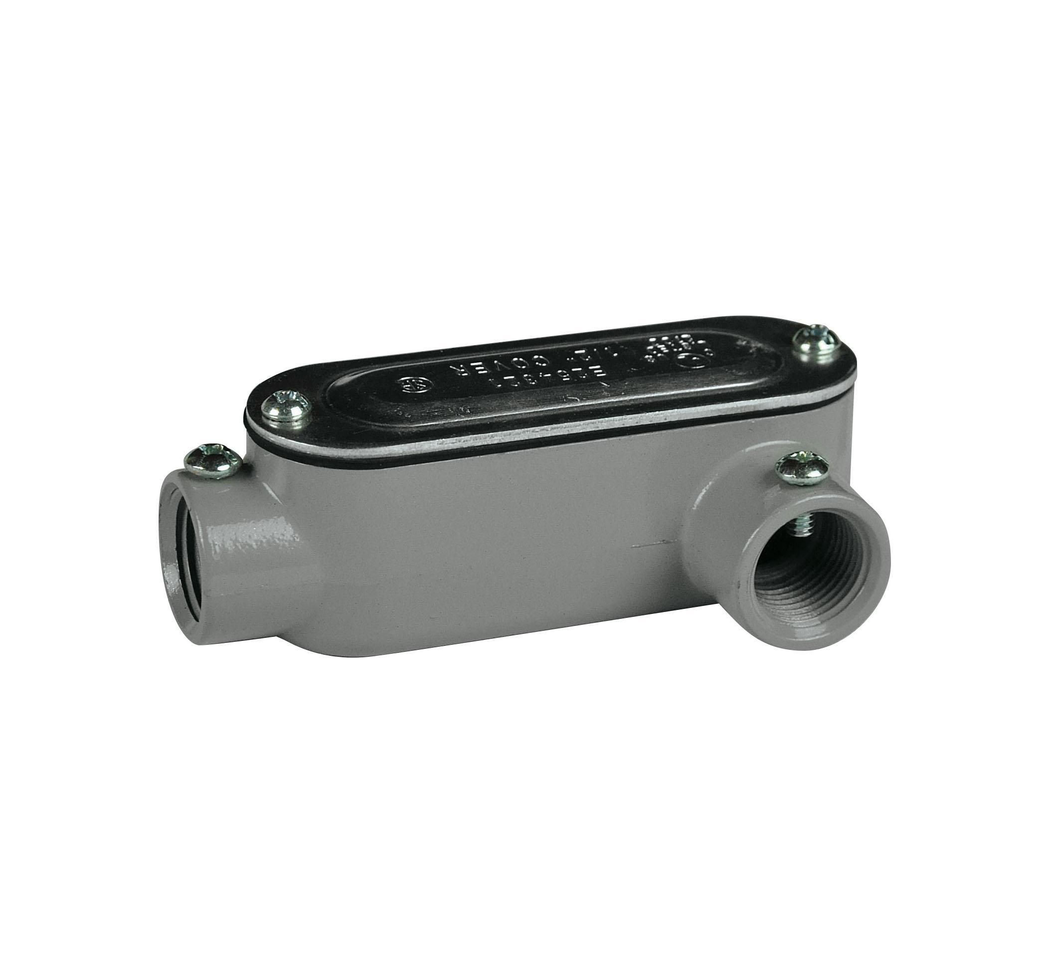 Product image for Conduit body & cover threaded aluminium 2"
