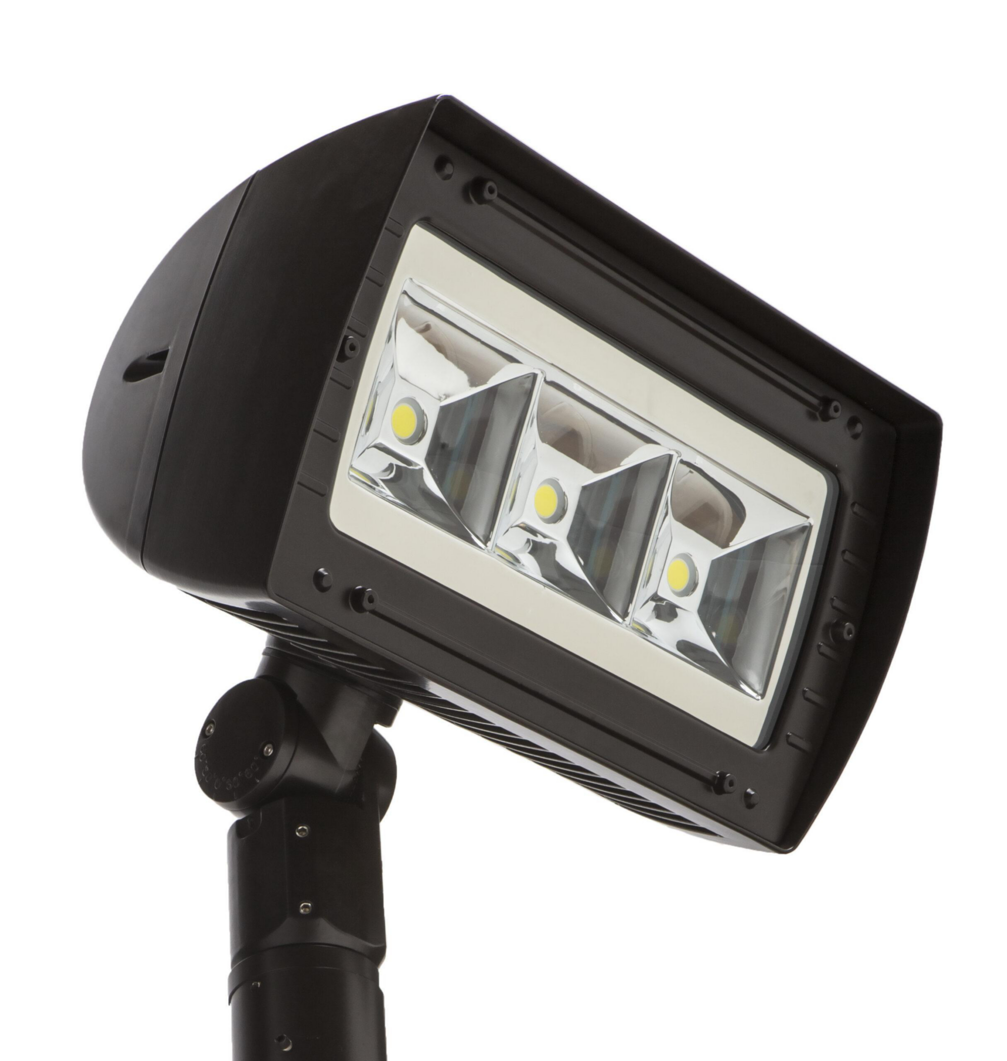 Product image for Flood Light LED RFL4-LED103: 103W 120-277V 5000K Wide Beam Bronze Finish with Photocell Slip Fit