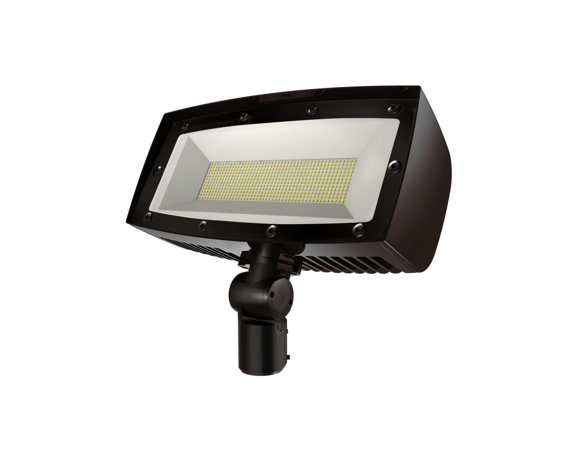 Product image for Flood Light LED VFL5-LED300: 300W 347V 5000K Wide Beam White Finish Yoke