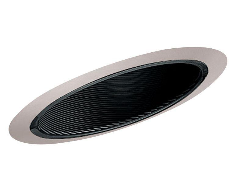 Product image for Trim ring PAR38 slope white baffle 6in white