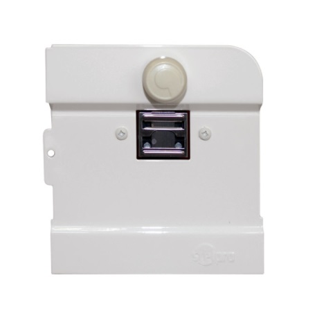 Product image for Thermostat 2-pole for BA-series baseband 600V white
