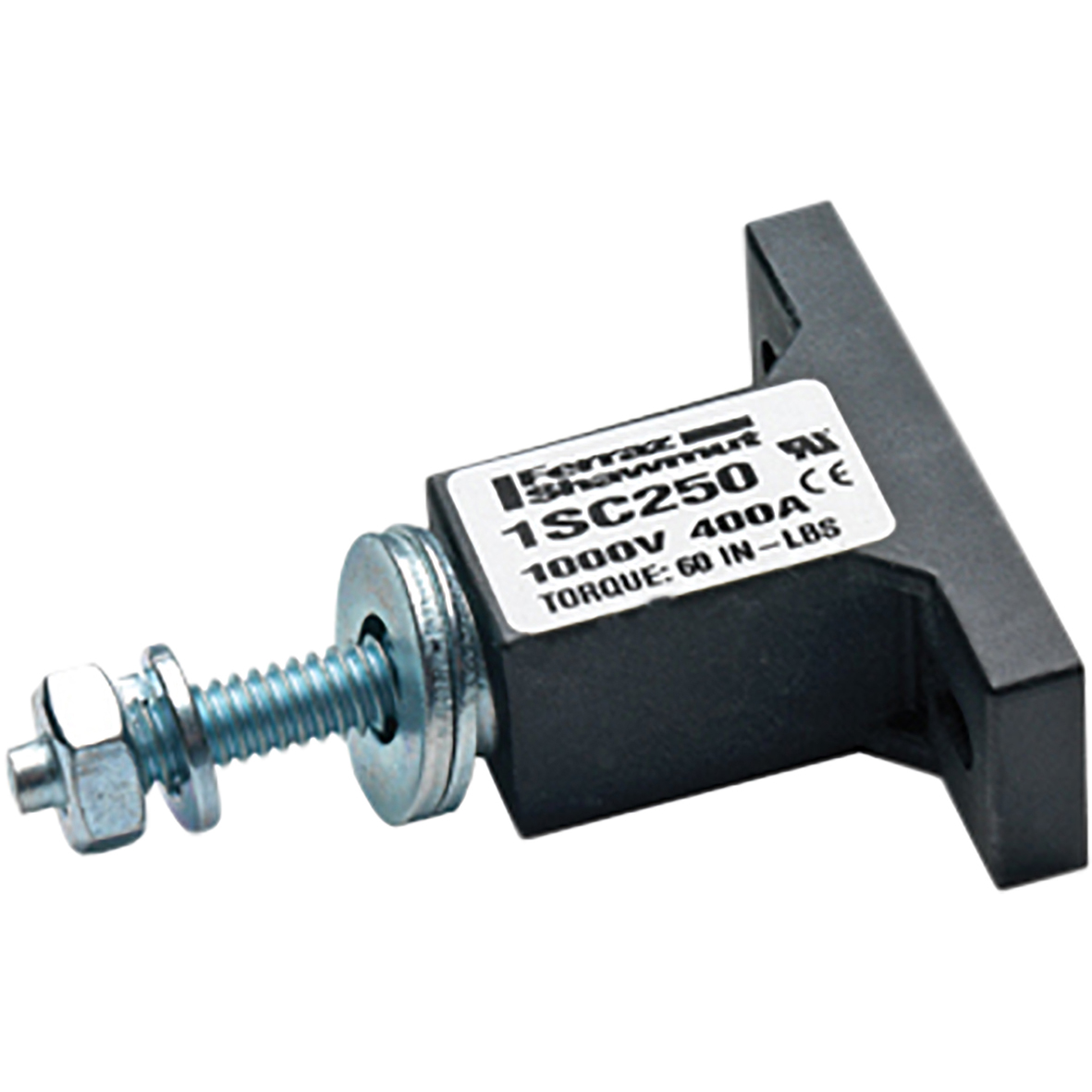 Product image for Fuse Bases 1500V 400A Semiconductor 1-pole 1/4 inch Stud
