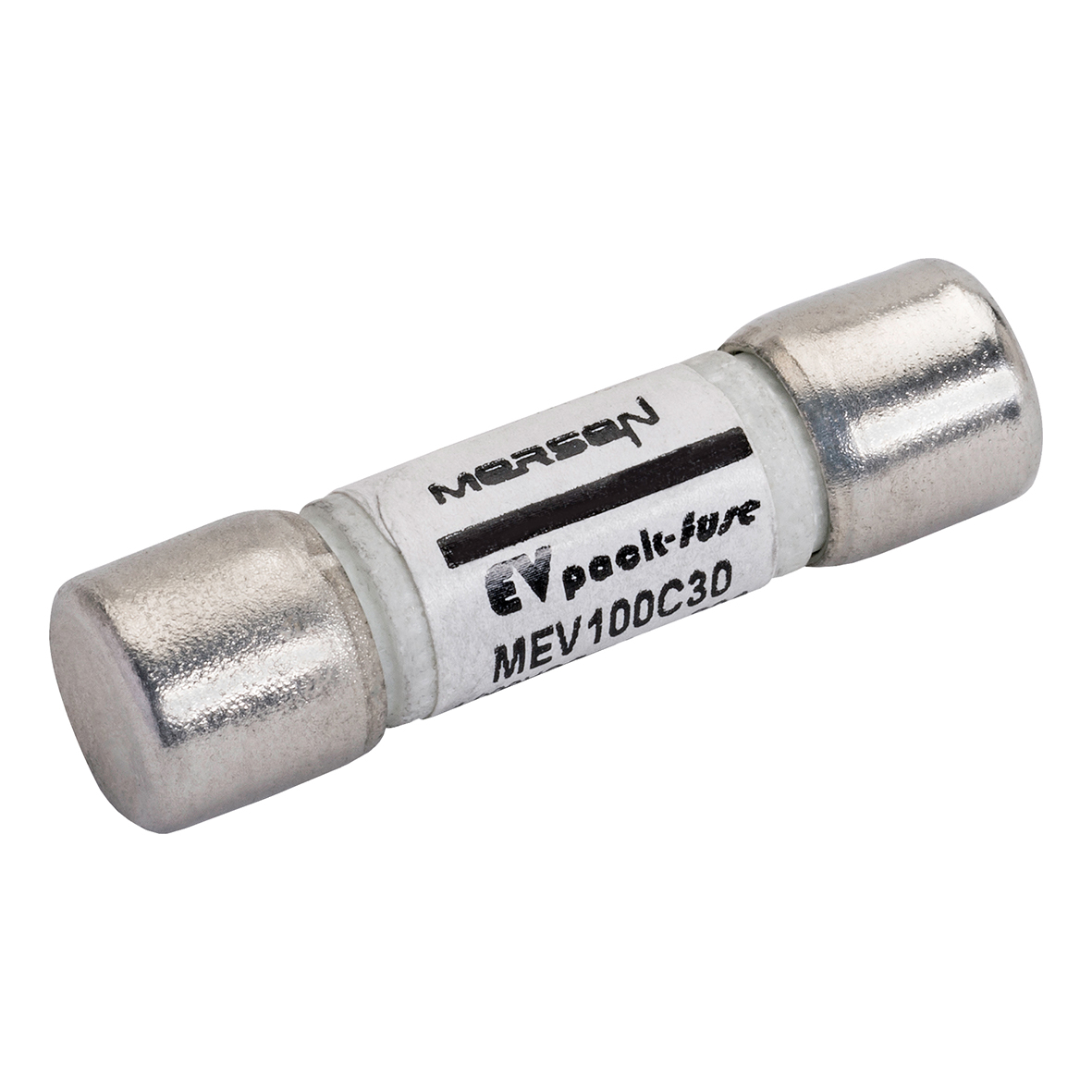 Product image for EVpack-fuse MEV100, 1,000 VDC Max., L/R ... 1ms, 30 A, Ferrule Fuse